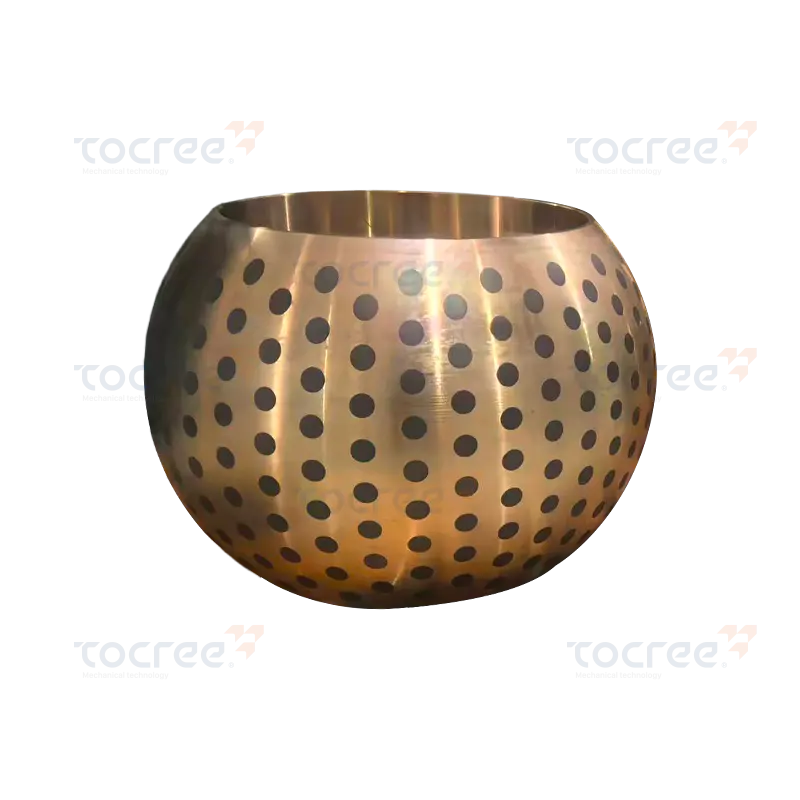 Grapheneingebettete kugelförmige selbstschmierende Messingbuchse