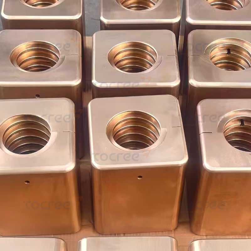 Vierkantmutter aus Zinnbronze für Hochleistungsgeräte